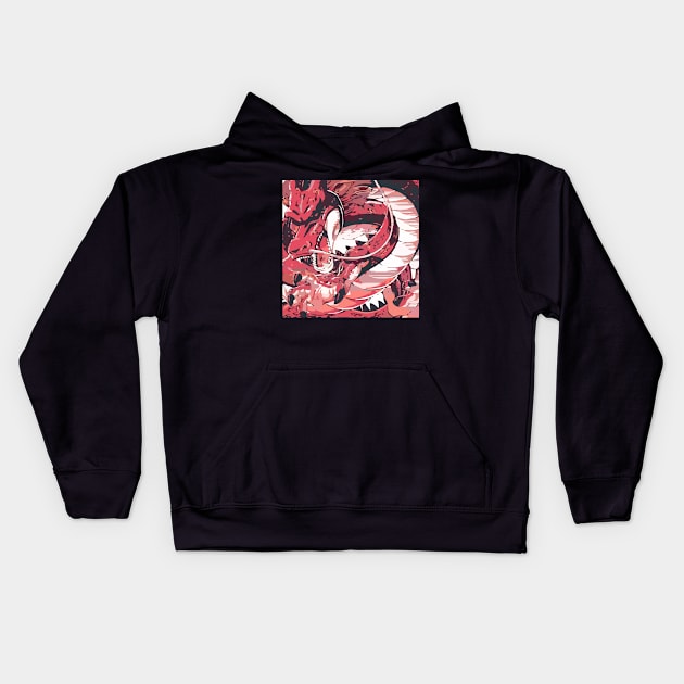 Shenlong Kids Hoodie by BarnawiMT